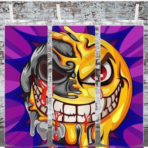 Softball Grunge 20oz Skinny Tumbler Double Insulated